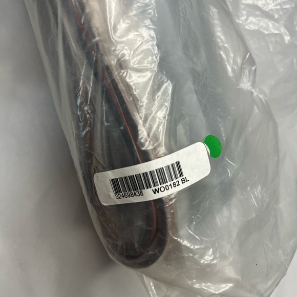 Dooney & Bourke Ostrich Double Compartment Crossbody Bag - Black - Picture 7 of 7